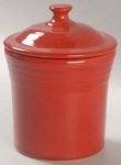 Fiesta scarlet jelly jar